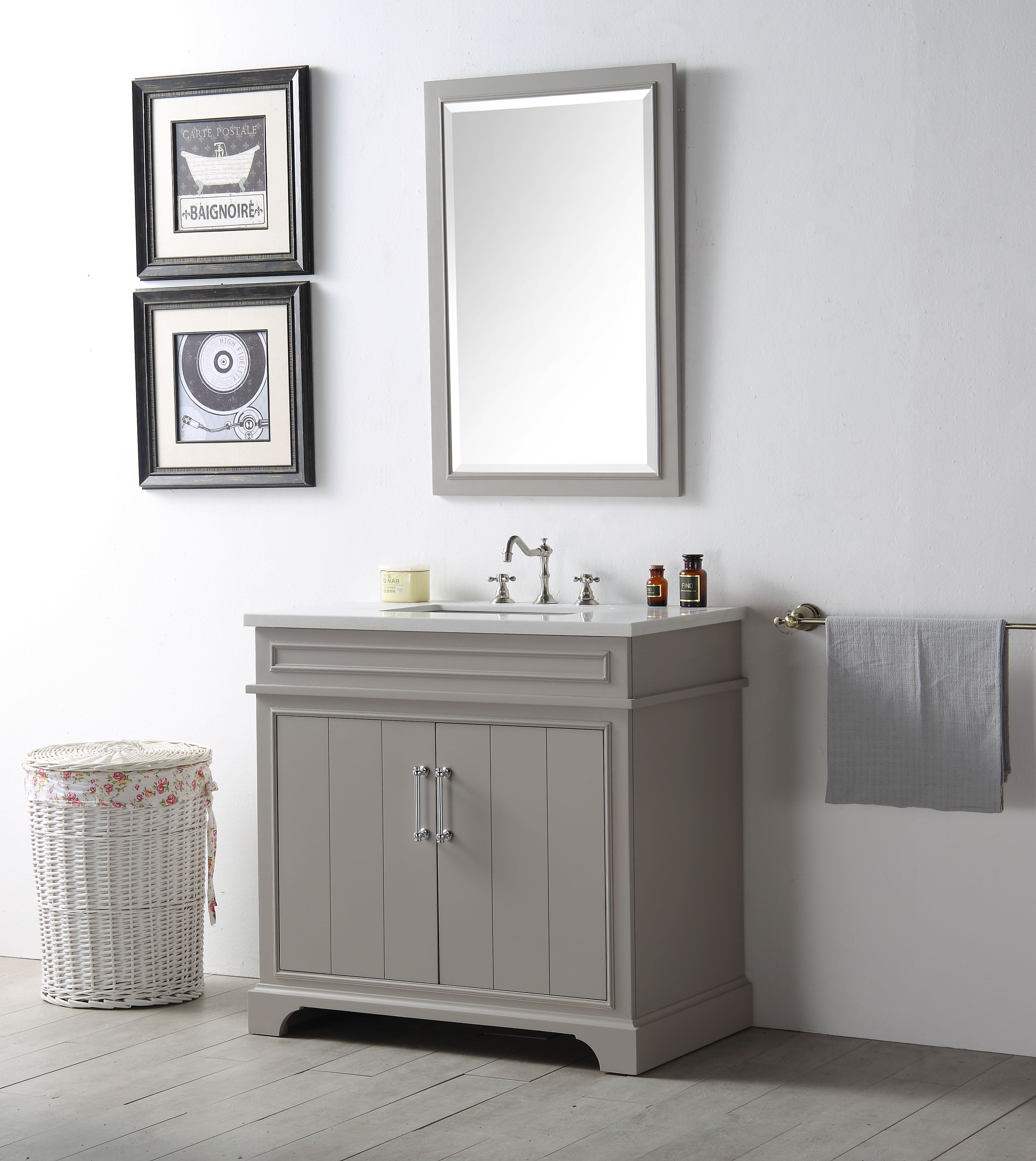 Legion Furniture 30" Vanity & Sink - WH7736 (30" x 22" x 35")