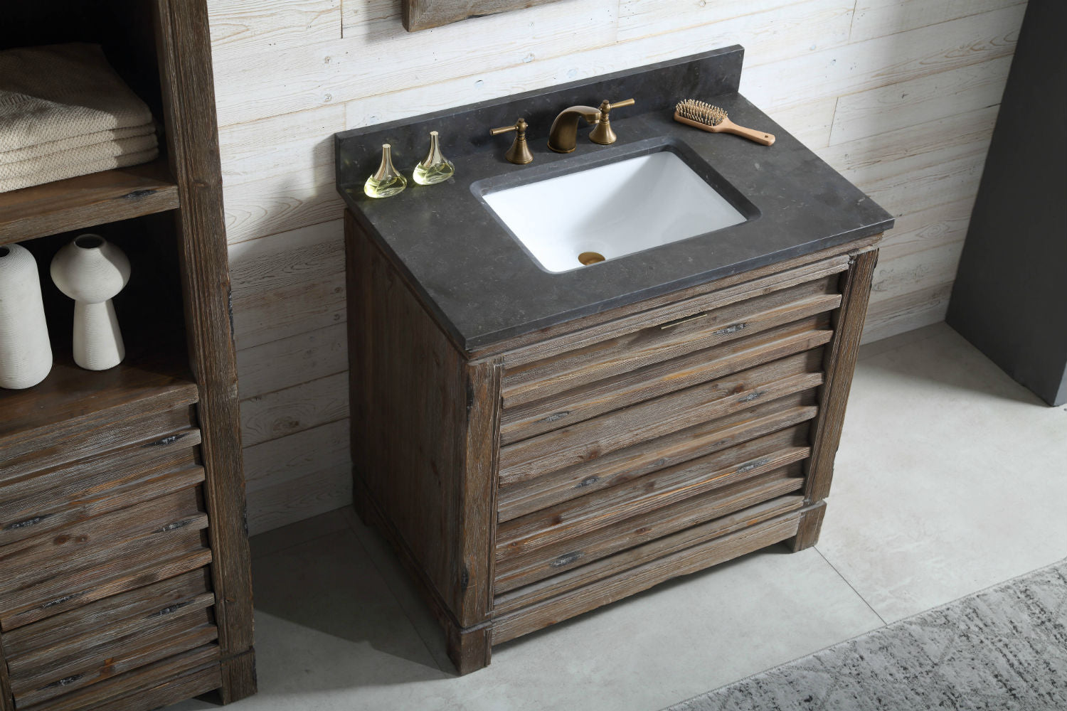 Legion Furniture 36" Rustic Wooden Vanity & Sink - WH8436 (36″ x 22″ x 34")