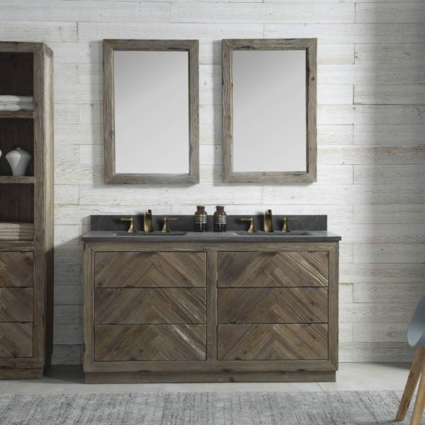 Legion Furniture 36" Rustic Wooden Double Vanity & Sink WH8560 (36″ x 22″ x 34")