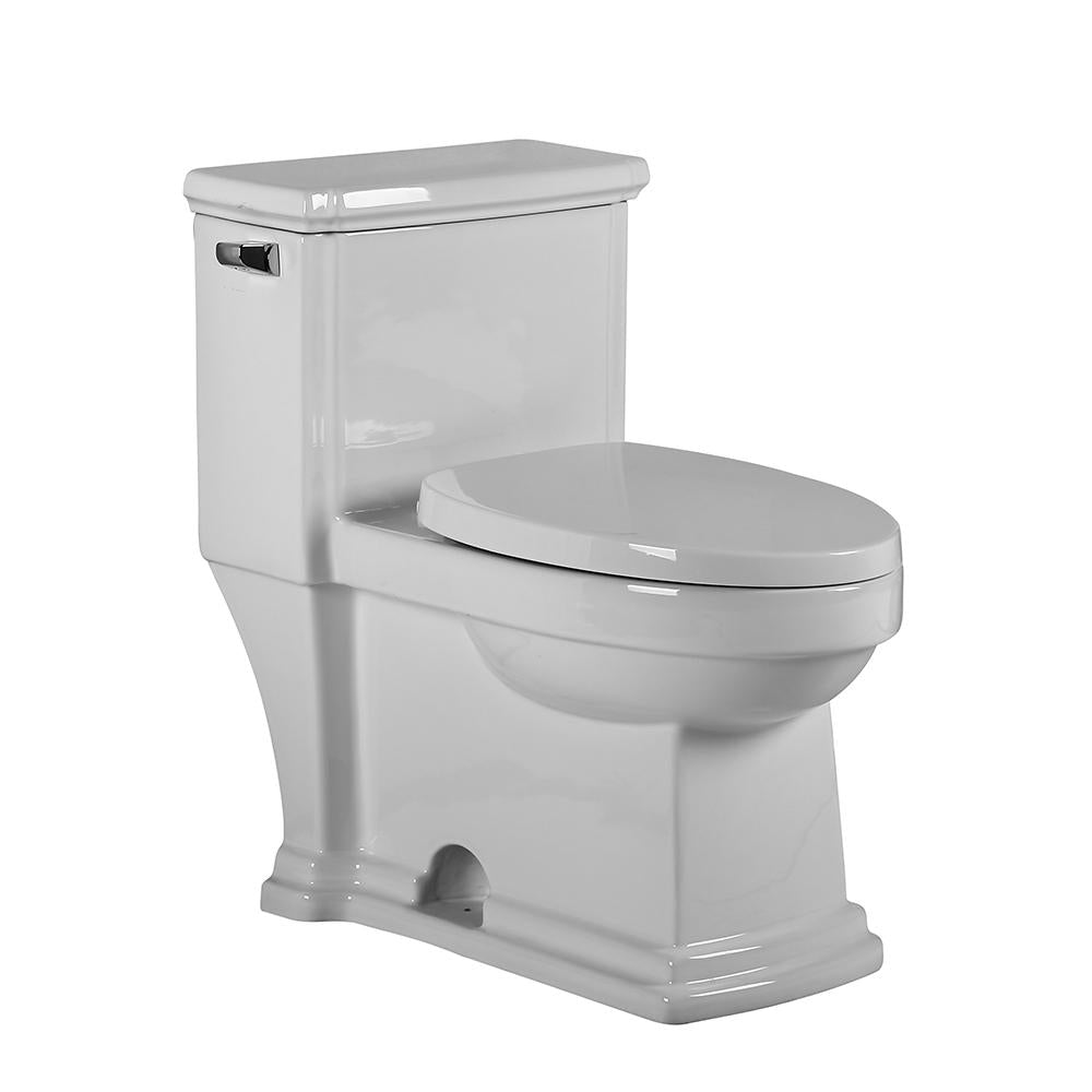 Whitehaus WHMFL221-EB Eco-Friendly Toilet Magic Flush Single-Flush w/ Elongated Bowl