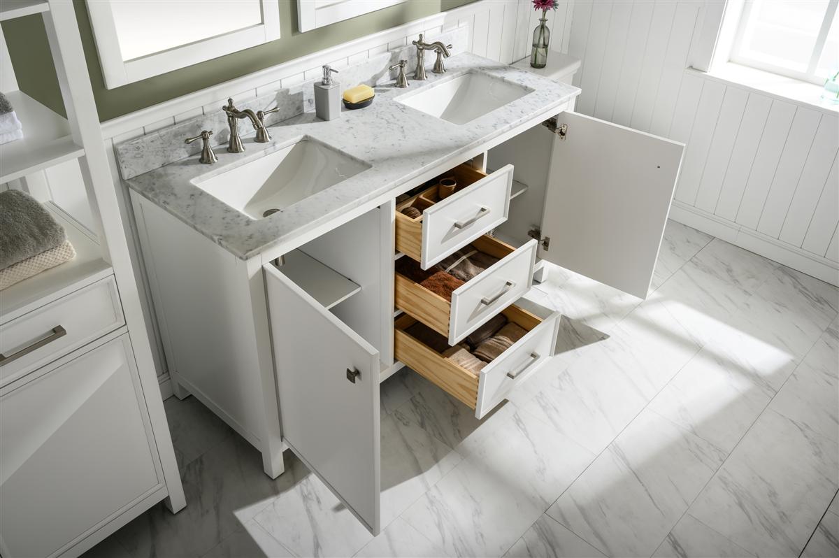Legion Furniture 60" Bathroom Vanity & Double Sinks WLF2160D (60" x 22" x 34")