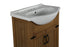 Legion Furniture 24" Poplar Wood Vanity & Sink - WLF6043 (24″ x 17″ x 34″)