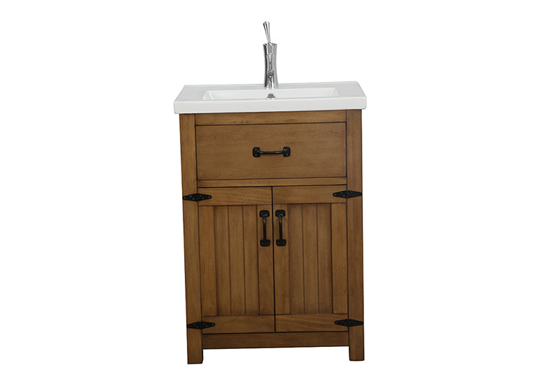 Legion Furniture 24" Poplar Wood Vanity & Sink - WLF6044 (24″ x 18″ x 34″)