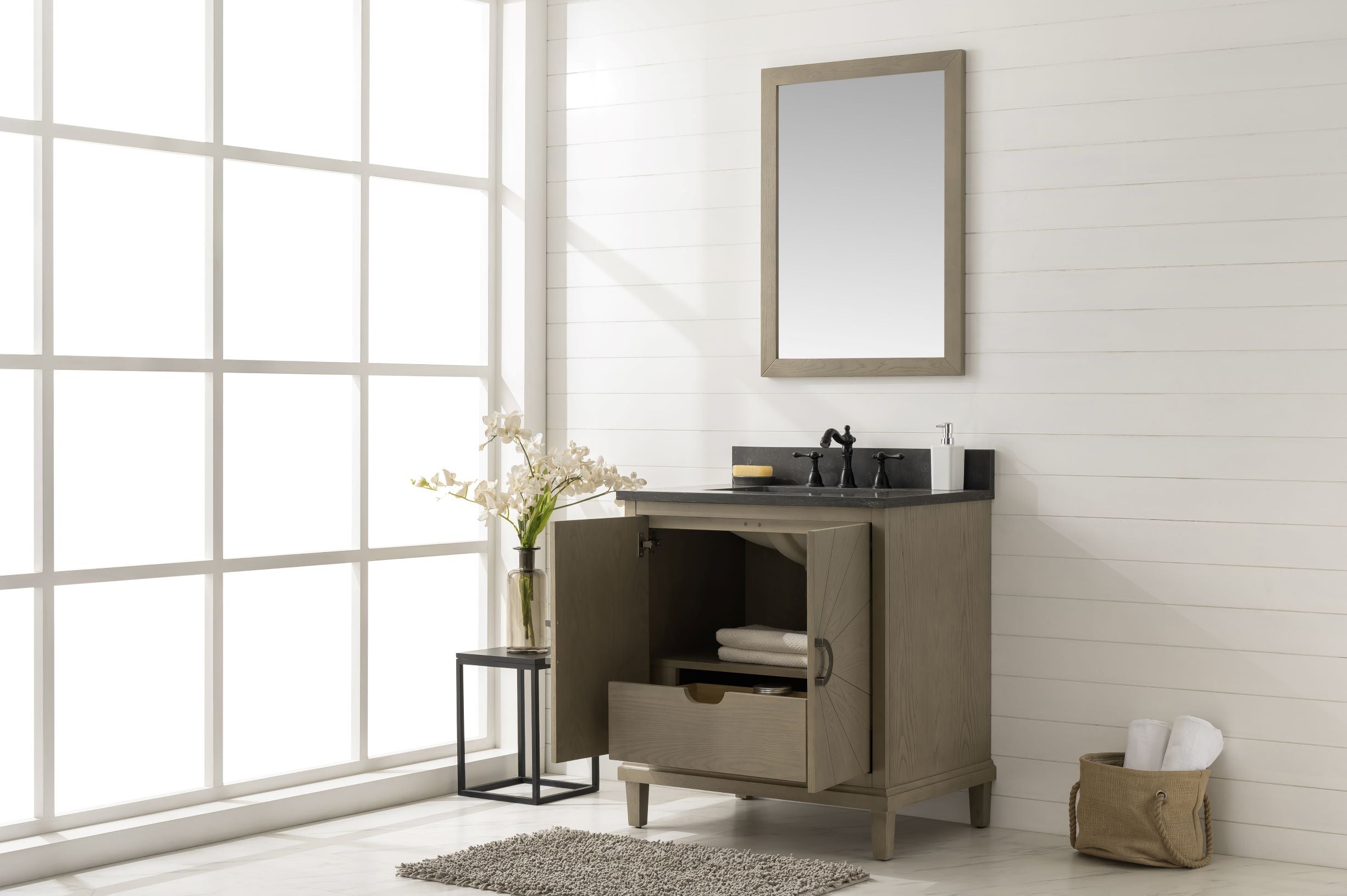 Legion Furniture 30" Bathroom Vanity & Sink WLF7040-30 (30" x 21" x 33")
