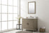 Legion Furniture 36" Bathroom Vanity & Sink WLF7040-36-AGO (36" x 21" x 33")