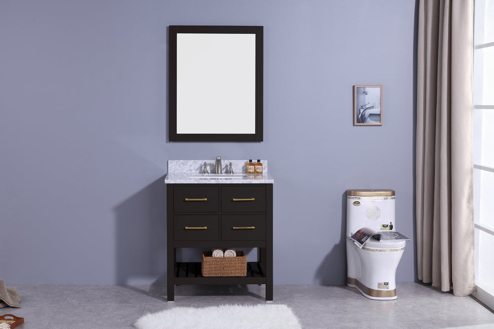 Legion Furniture 31" Vanity, Mirror & Sink - WT7130 (31" x 22" x 35")