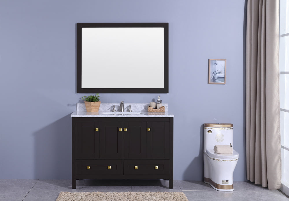 Legion Furniture 49" Vanity, Mirror & Sink - WT7348 (49" x 22" x 35")