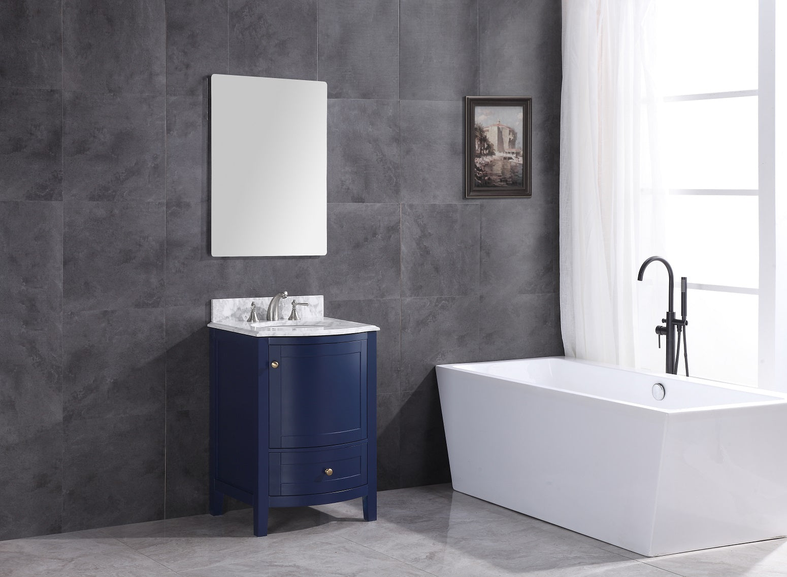 Legion Furniture 24" Bathroom Vanity & Sink WT9309-24 (24" x 22" x 33")