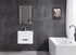 Legion Furniture 24" Wall Mount Bathroom Vanity, Mirror & Sink - WT9328-24-PVC (24" x 18" x 18")