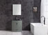 Legion Furniture Narrow 30" Bathroom Vanity & Black Sink WTM8130-30 (30" x 18" x 33")