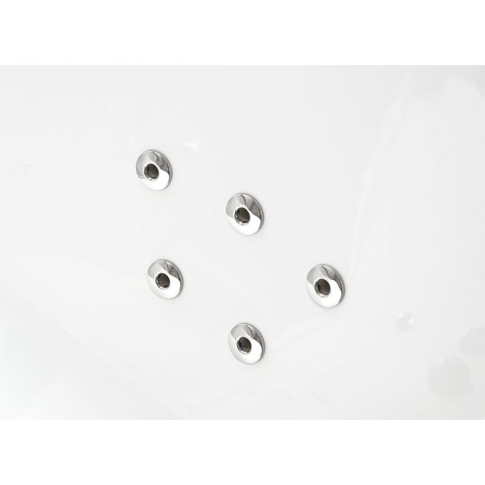 EAGO AM152ETL-5 Whirlpool Bathtub Clear Rectangular Acrylic (5-foot)