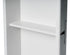 ALFI Built In Shower Shelf w/ Black/White-Stainless Steel + Vertical Double-Shelf (12" x 24")