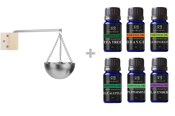Variety Pack (6) Essential Oils ➕ Oil Diffuser Cup
