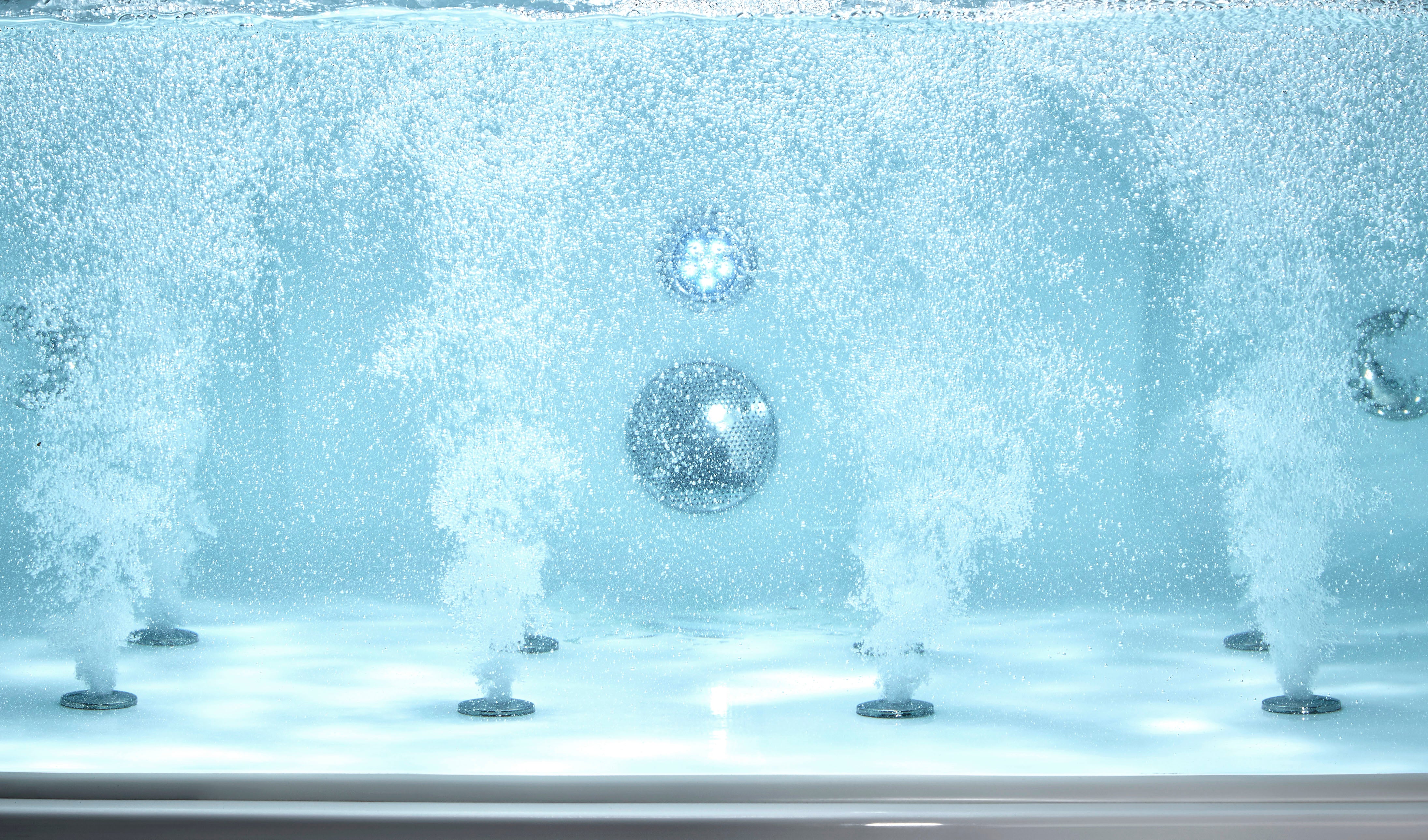 EAGO AM196ETL Whirlpool Bathtub Clear Rectangular Acrylic for Two (6-foot)