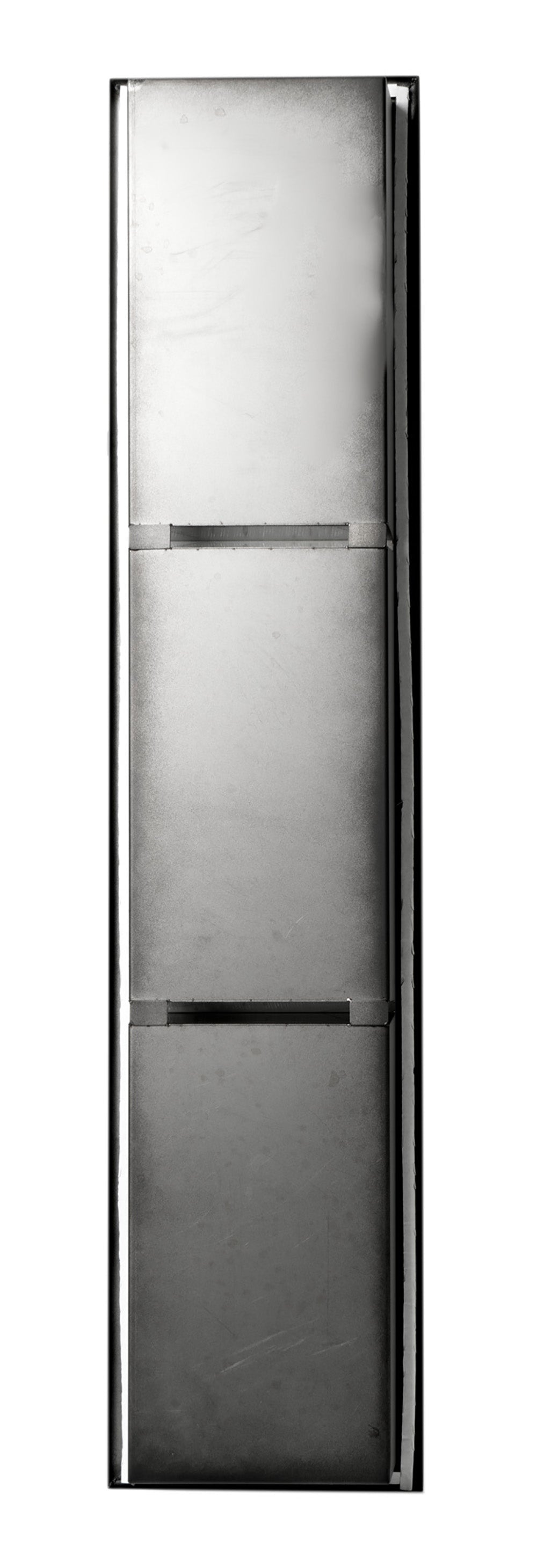 ALFI Built In Shower Shelf Black/White + Stainless Steel (8" x 36")