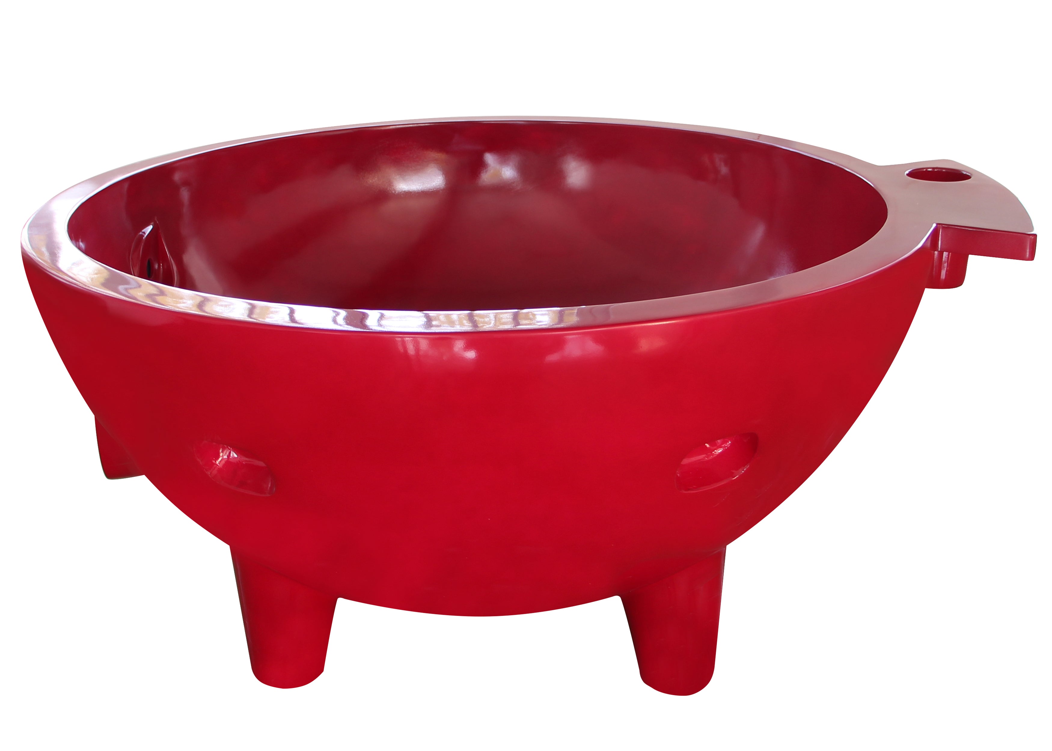 ALFI Wood-Fire-Heated Hot Tub: Outdoor Travel-Ready Portable Bathtub