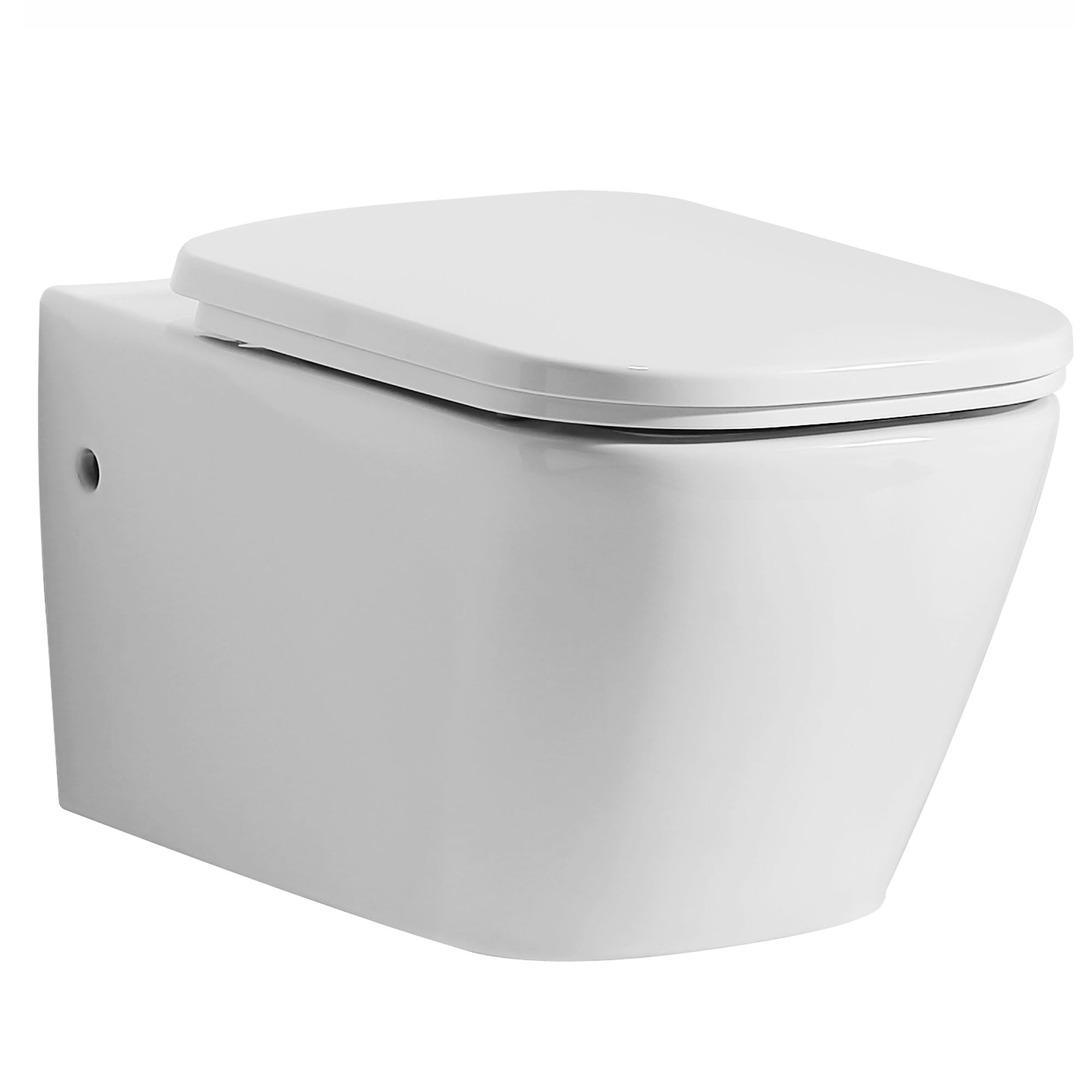 EAGO WD390 Toilet Bowl White Modern Ceramic Wall Mounted