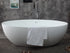 ALFI AB9941 Bathtub White Oval Solid Surface Smooth Resin Soaker (67-inch)