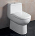 EAGO TB351 Toilet Dual-Flush w/ High Efficiency Low Flush White