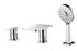 ALFI AB2879 Deck Mounted Tub Filler with Hand Held Showerhead