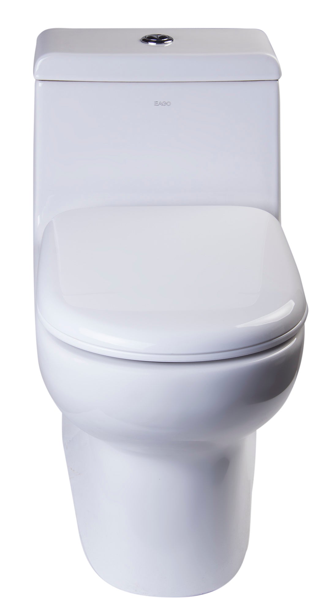 EAGO TB351 Toilet Dual-Flush w/ High Efficiency Low Flush White