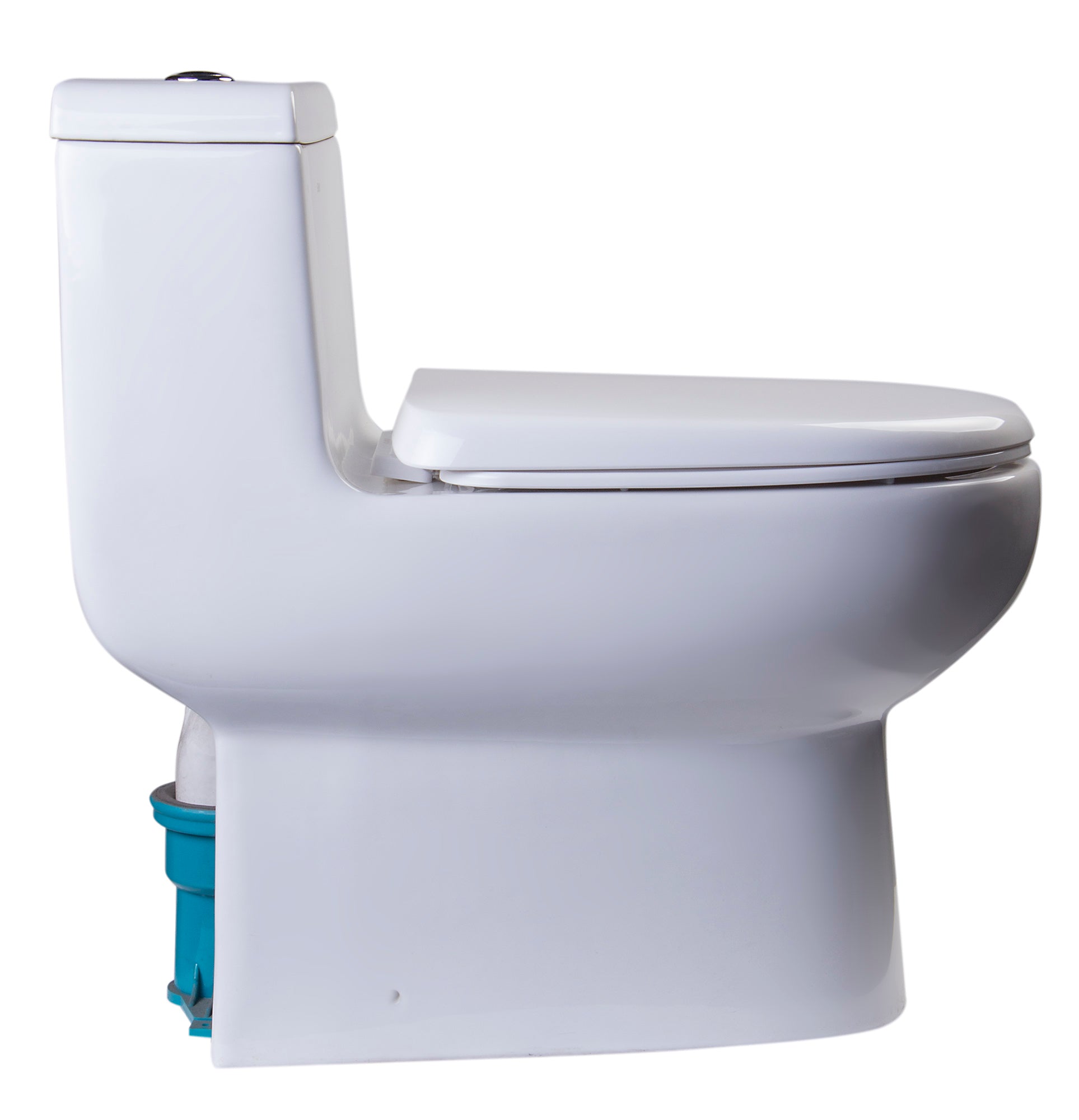 EAGO TB351 Toilet Dual-Flush w/ High Efficiency Low Flush White