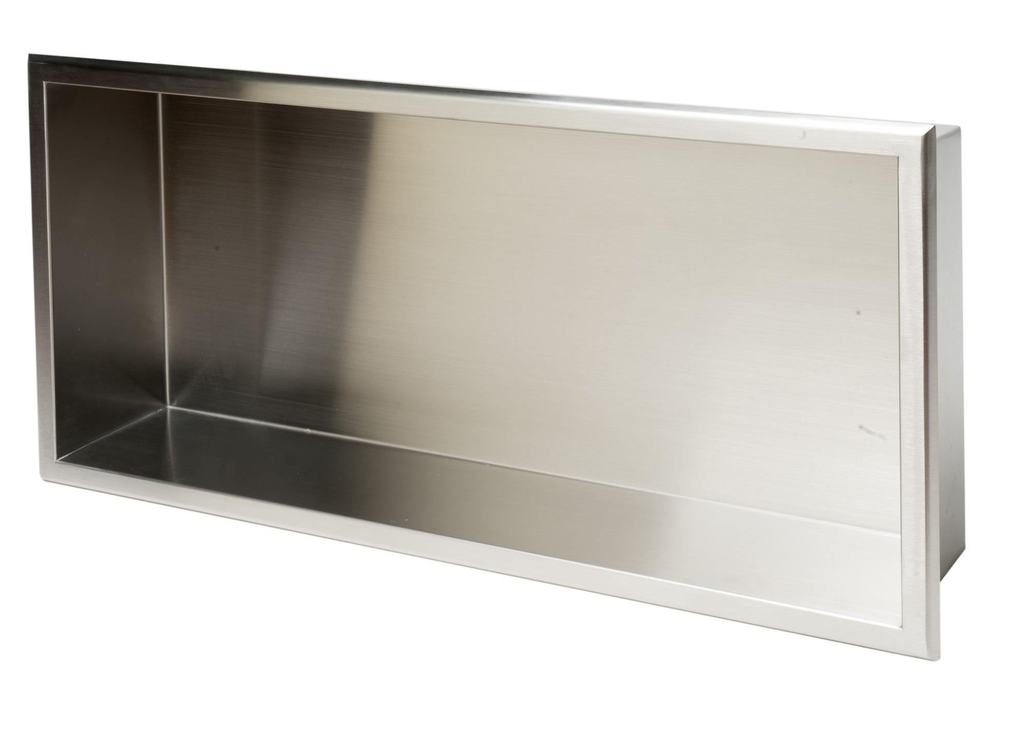 ALFI Built In Shower Shelf w/ Stainless Steel Horizontal (24" x 12")