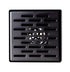 ALFI ABSD55C Modern Shower Drain Square with Groove Holes (5" x 5")