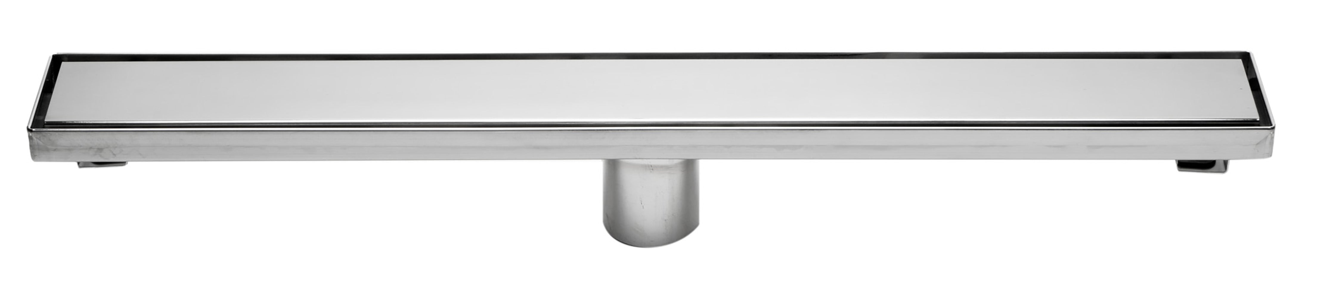 ALFI ABLD24B Modern Linear Shower Drain with Solid Cover (24-inch)