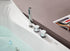 EAGO AM168ETL Whirlpool Bathtub Rounded Corner Acrylic For Two (5-foot)