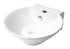 ALFI ABC113 Sink w/ Faucet Hole White Round Wall Mounted Ceramic (17-inch)