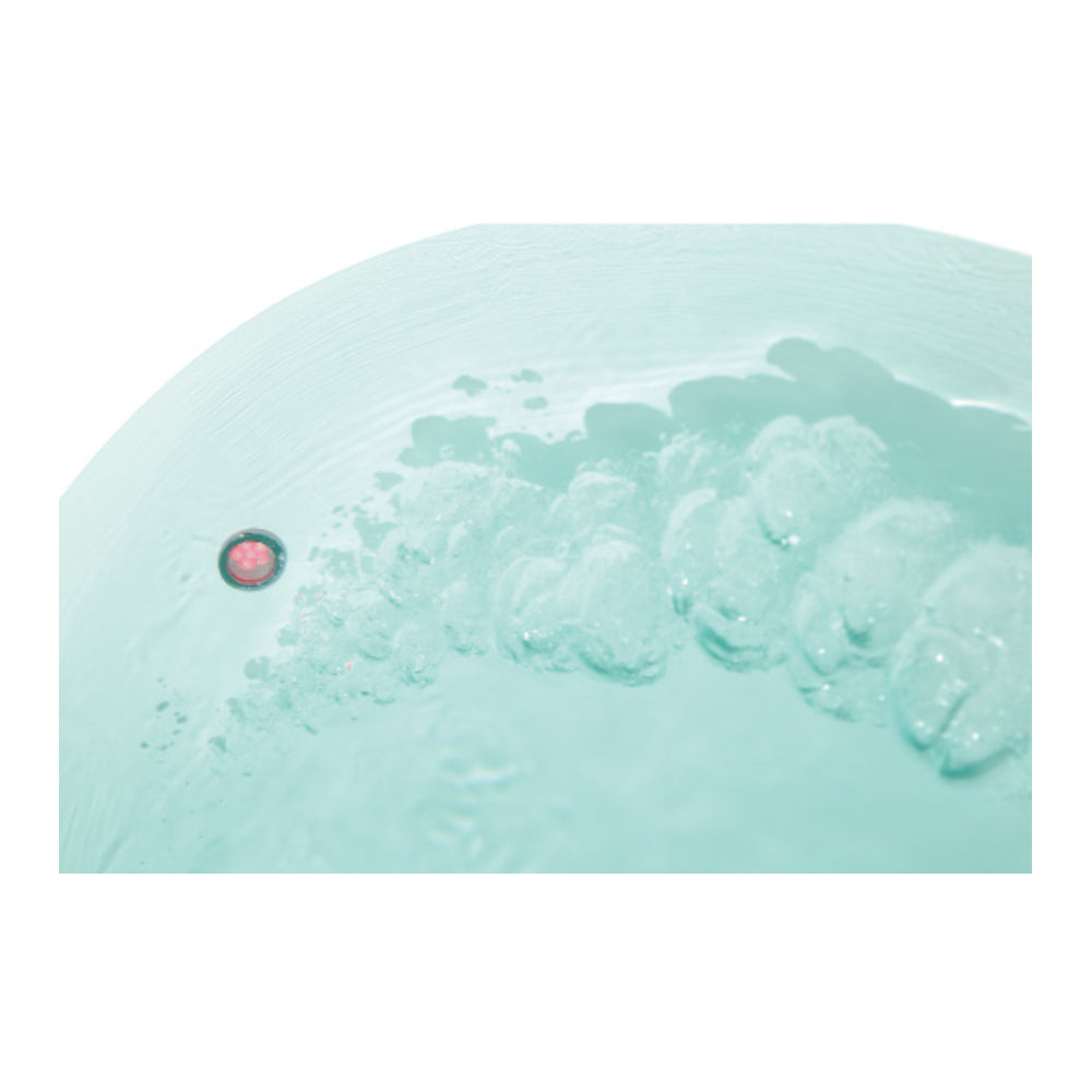 EAGO AM2130 Air Bubble Bathtub Round Free Standing Acrylic (66-inch)