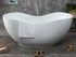 ALFI AB9949 Bathtub White Solid Surface Smooth Resin Soaker (66-inch)