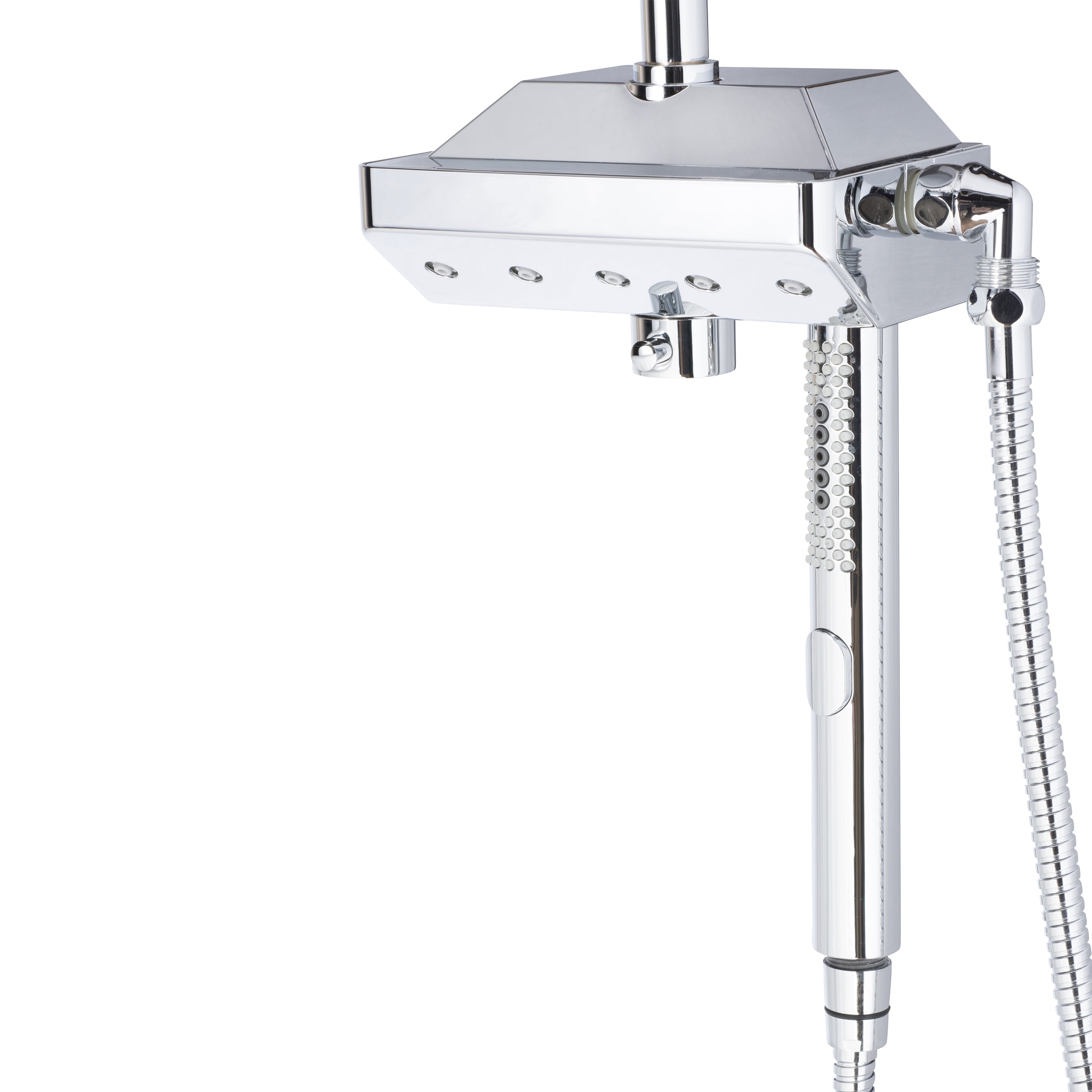 PULSE ShowerSpas Brushed Nickel Shower System - AquaPower ShowerSpa