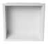 ALFI Built In Shower Shelf w/ Black/White-Stainless Steel (12" x 12")