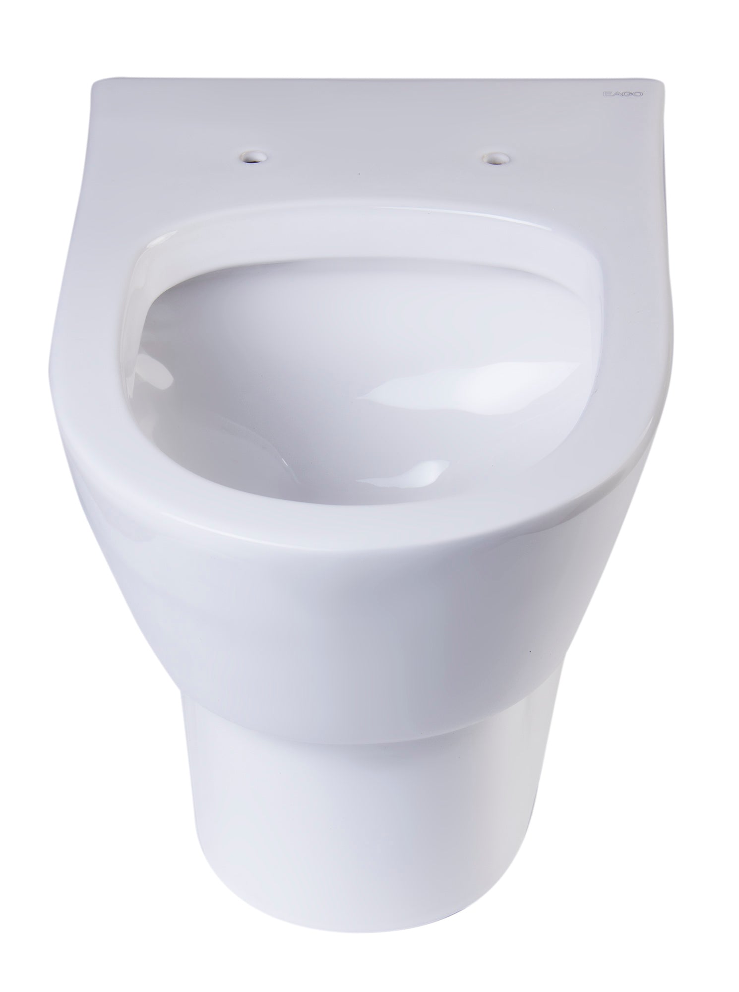 EAGO WD332 Toilet Bowl Modern Wall Mounted Dual-Flush White Ceramic