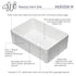 ALFI AB3020SB Farmhouse Kitchen Sink Reversible Single Fireclay (30-inch)