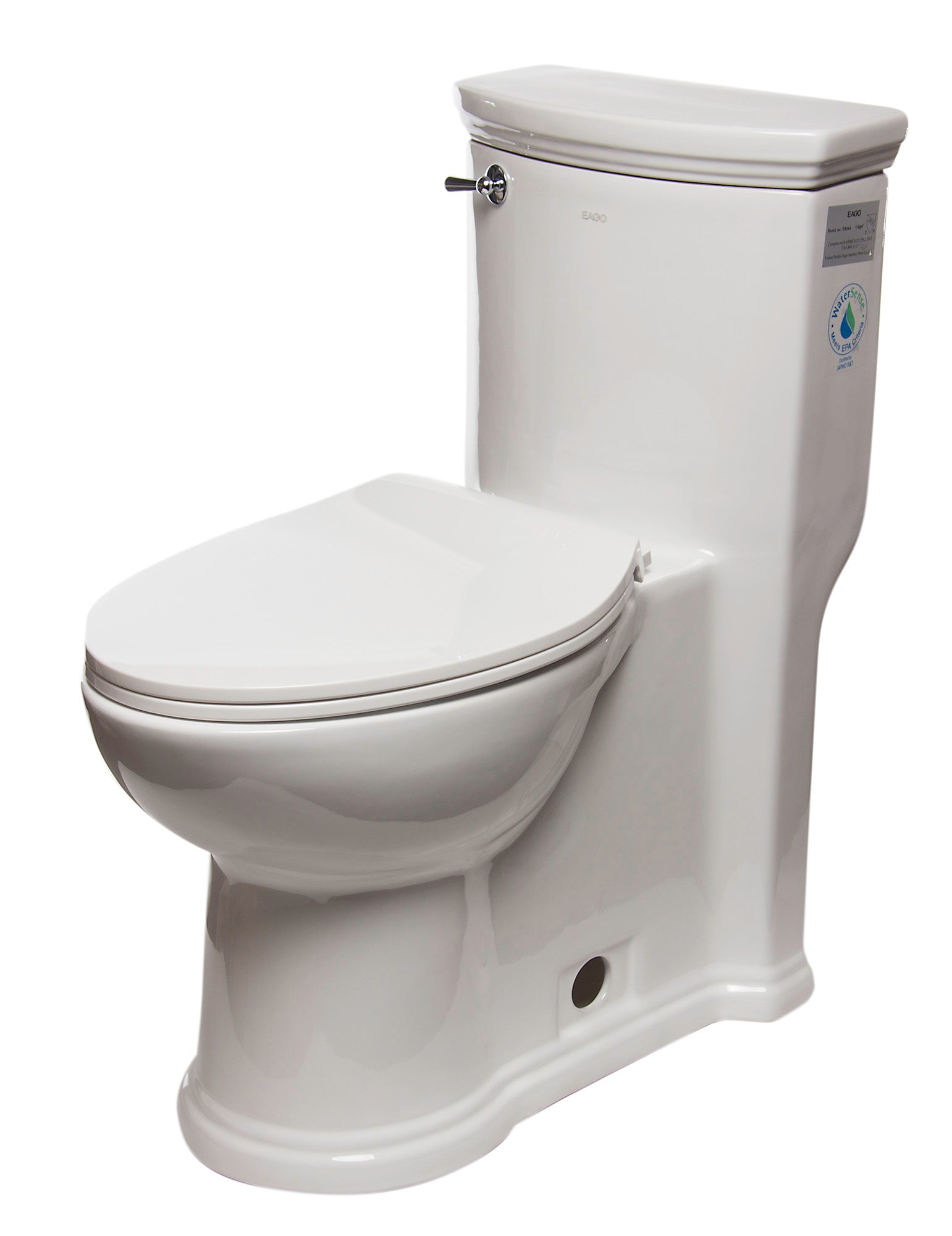 EAGO TB364 ADA Compliant Toilet High Efficiency Single-Flush