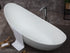 ALFI AB9951 Bathtub White Solid Surface Smooth Resin Soaking Slipper (73-inch)