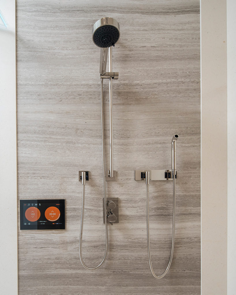 ThermaSol Waterproof 7" Smart Shower Controller The "ThermaTouch" Steam Shower Control Unit