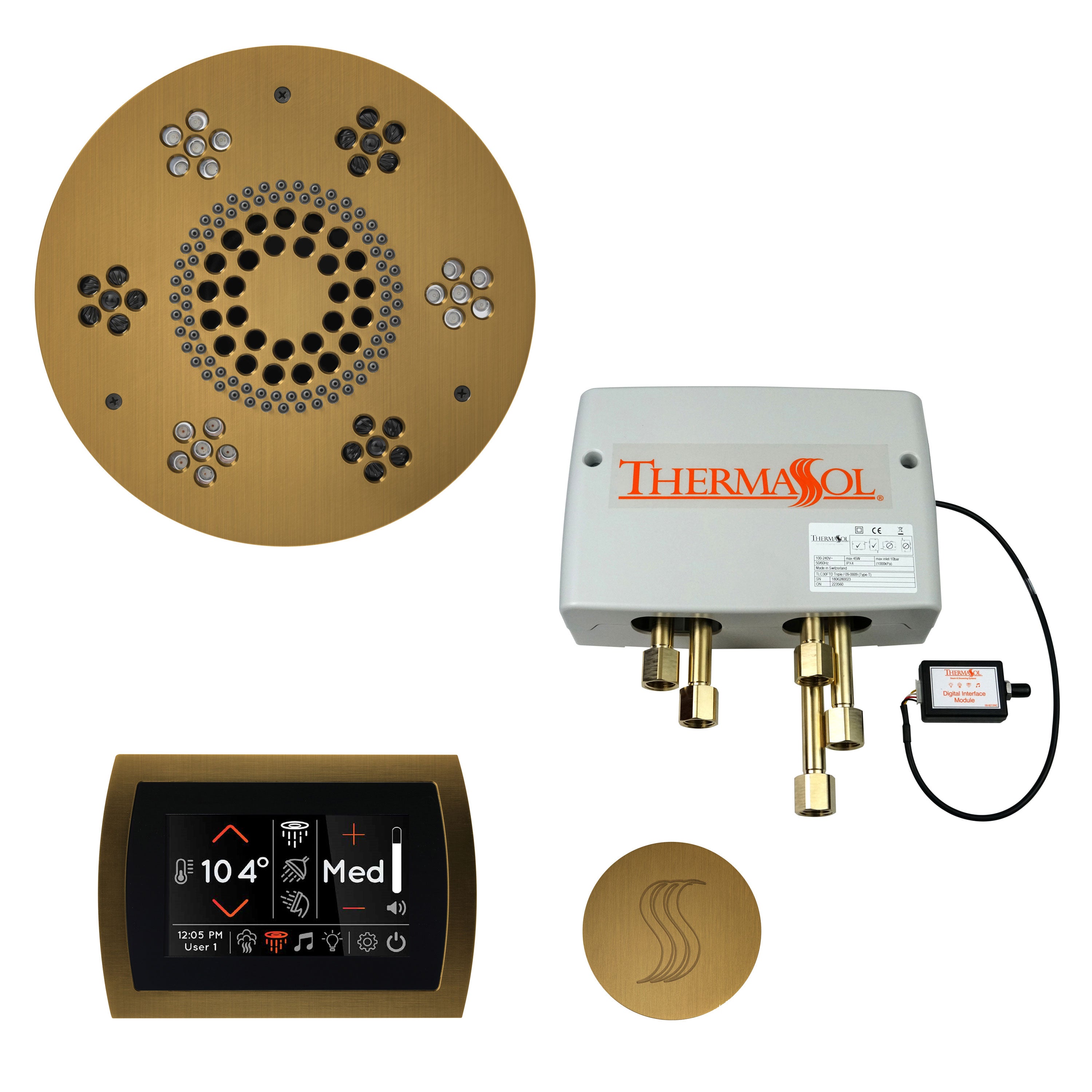 ThermaSol Steam Shower Kit - The Total Wellness Package with SignaTouch