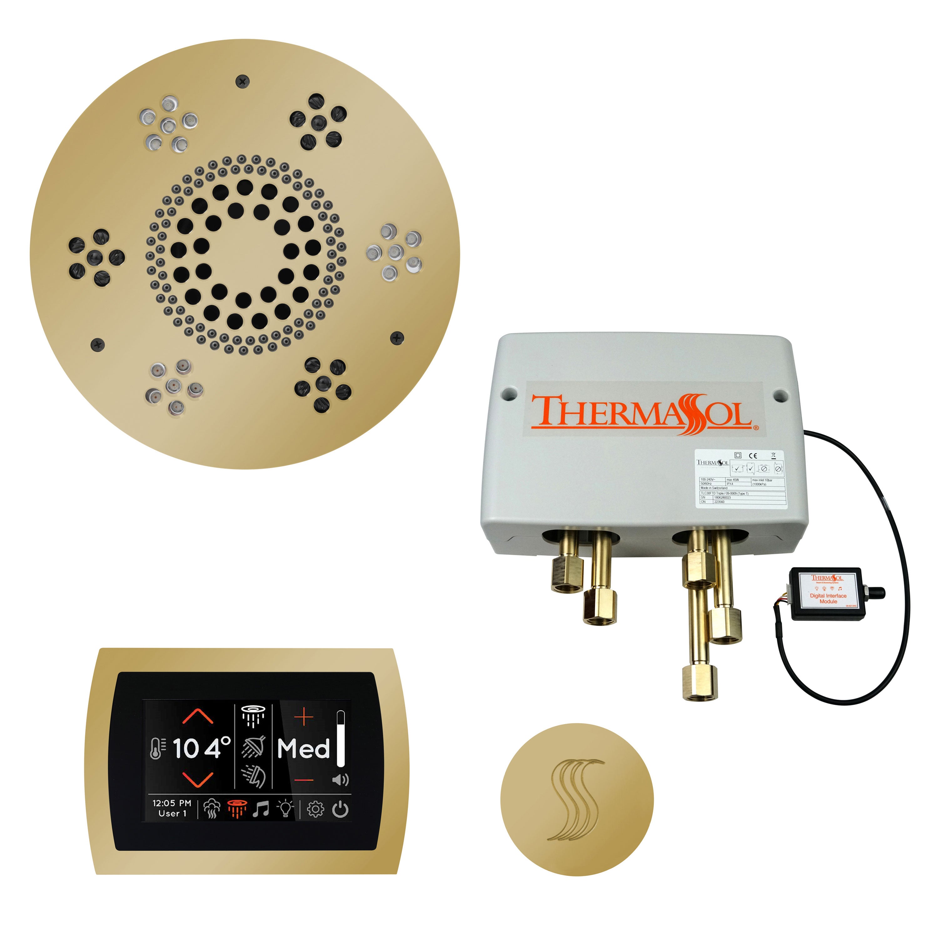 ThermaSol Steam Shower Kit - The Total Wellness Package with SignaTouch