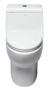 EAGO TB358 Toilet Dual-Flush One Piece Elongated Ceramic