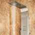 PULSE ShowerSpas Matte Brushed Stainless Steel Shower Panel - Waimea ShowerSpa