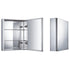 Whitehaus WHKAL Bathroom Cabinet Double-Sided Mirrored Door
