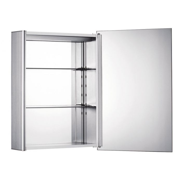 Whitehaus WHLED-1 Bathroom Cabinet Door w/ 2-Faced Mirrored Doors