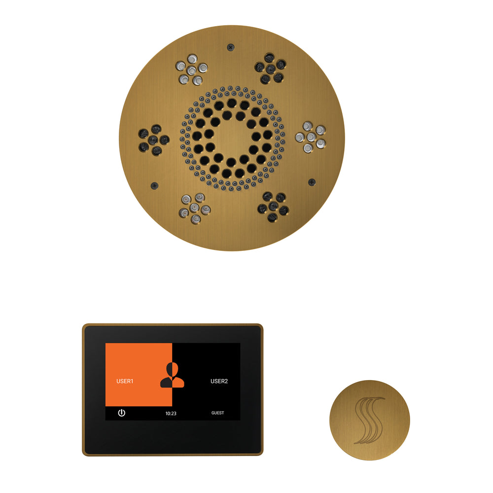 ThermaSol Steam Shower Kit - The Wellness Steam Package with 7" ThermaTouch