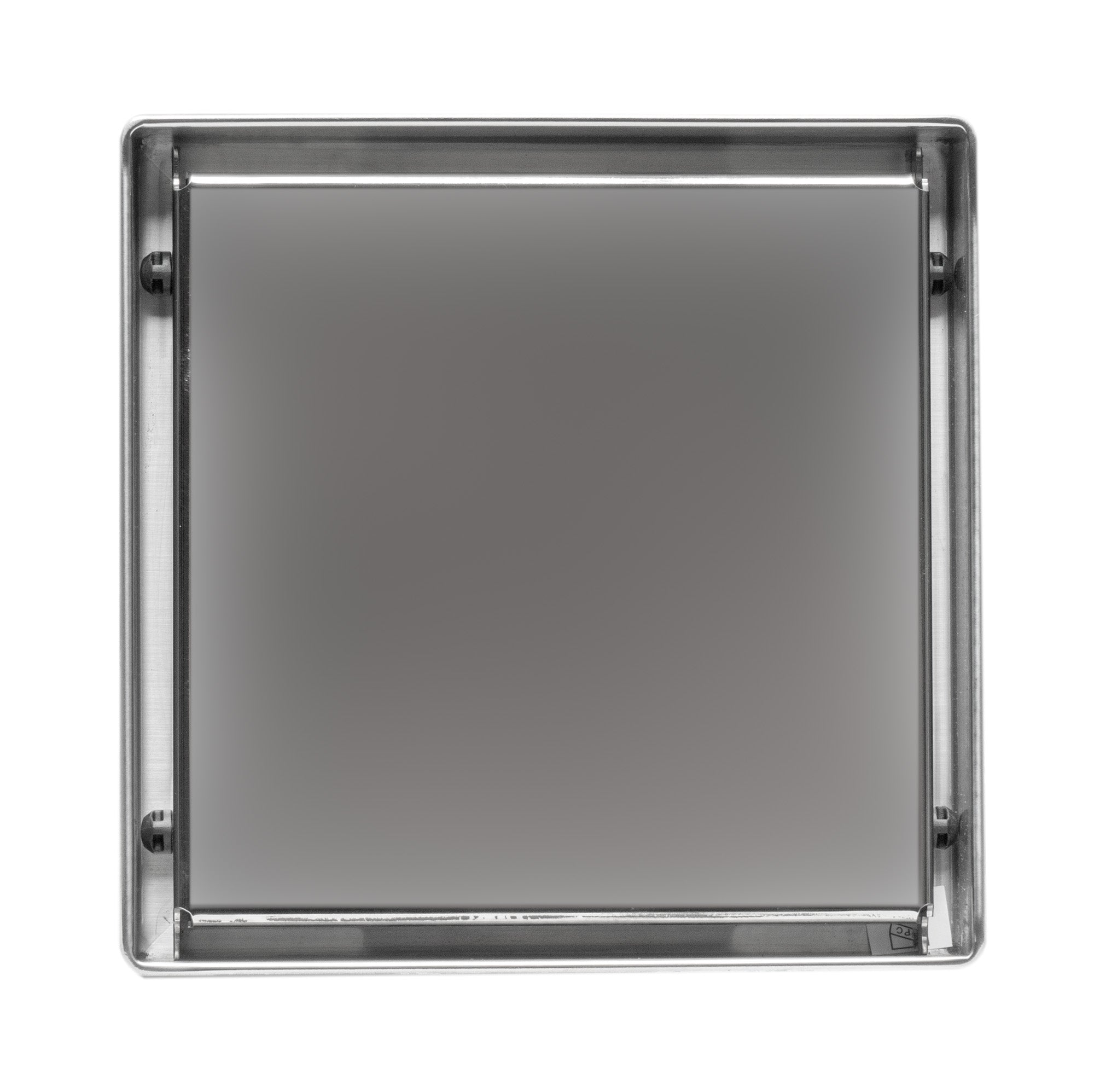 ALFI ABSD55B Modern Shower Drain Square w/ Solid Cover (5" x 5")