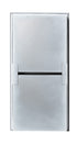 ALFI Built In Shower Shelf w/ Black/White-Stainless Steel + Vertical Double-Shelf (12" x 24")