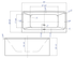 ALFI AB8858 Bathtub White Rectangular Acrylic Free Standing Soaker (59-inch)